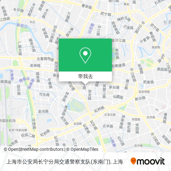 上海市公安局长宁分局交通警察支队(东南门)地图