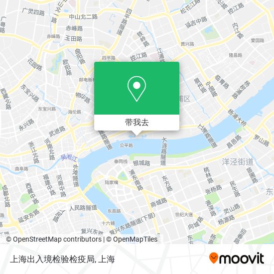 上海出入境检验检疫局地图