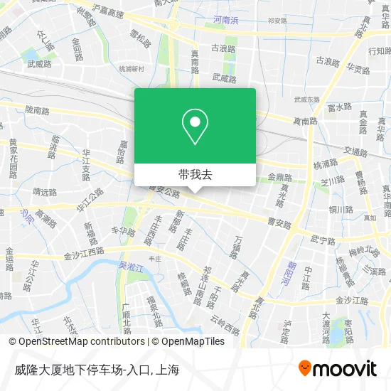 威隆大厦地下停车场-入口地图