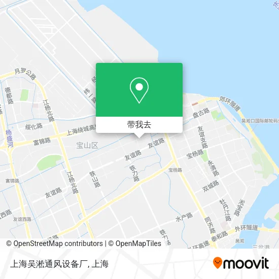 上海吴淞通风设备厂地图