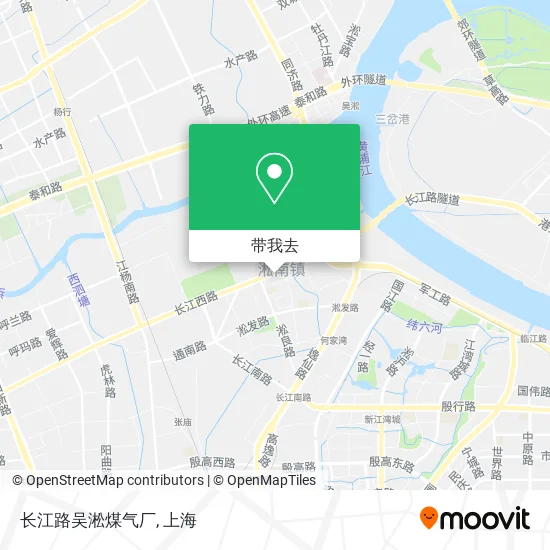 长江路吴淞煤气厂地图
