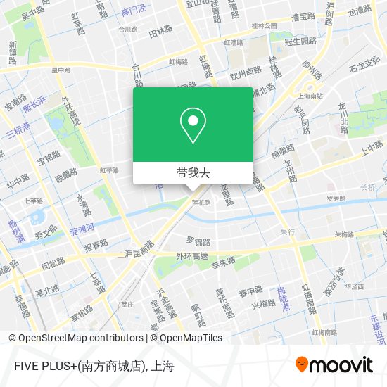 FIVE PLUS+(南方商城店)地图