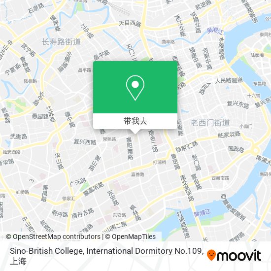 Sino-British College, International Dormitory No.109地图