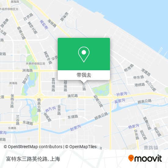 富特东三路英伦路地图