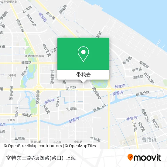 富特东三路/德堡路(路口)地图