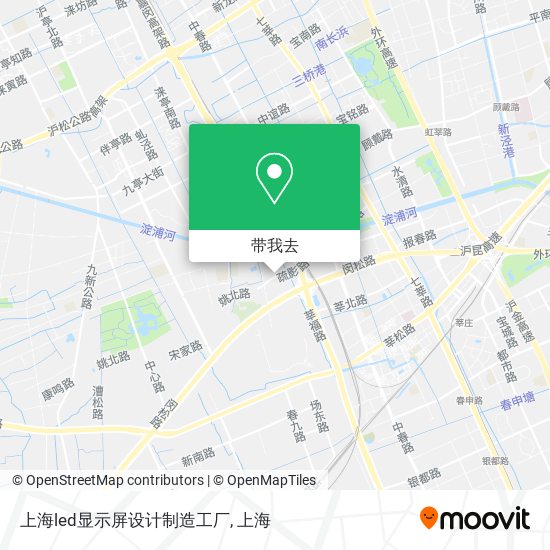 上海led显示屏设计制造工厂地图