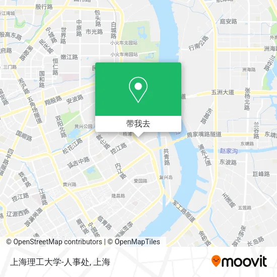 上海理工大学-人事处地图