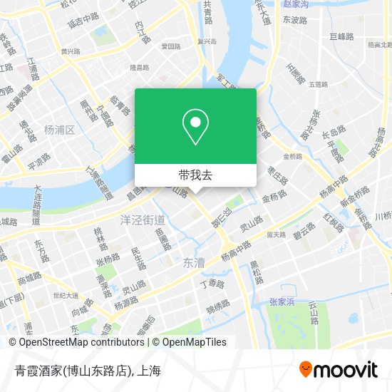青霞酒家(博山东路店)地图