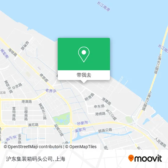 沪东集装箱码头公司地图