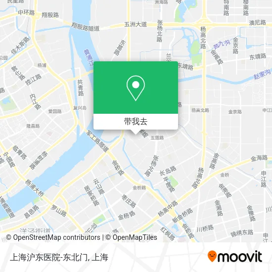 上海沪东医院-东北门地图