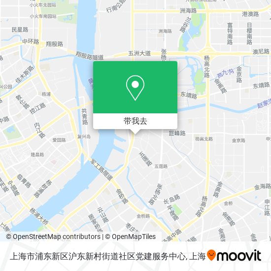 上海市浦东新区沪东新村街道社区党建服务中心地图