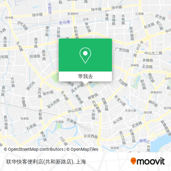 联华快客便利店(共和新路店)地图