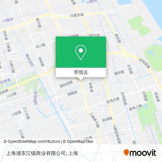 上海浦东江镇商业有限公司地图