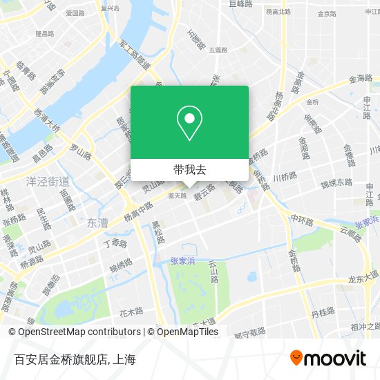 百安居金桥旗舰店地图