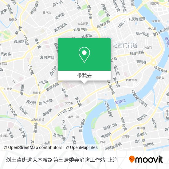 斜土路街道大木桥路第三居委会消防工作站地图
