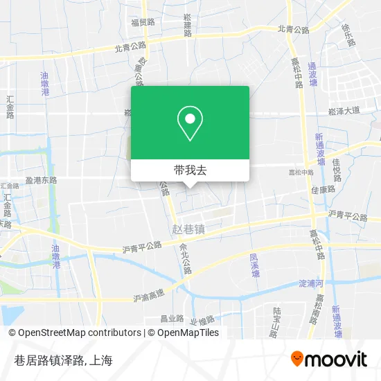 巷居路镇泽路地图