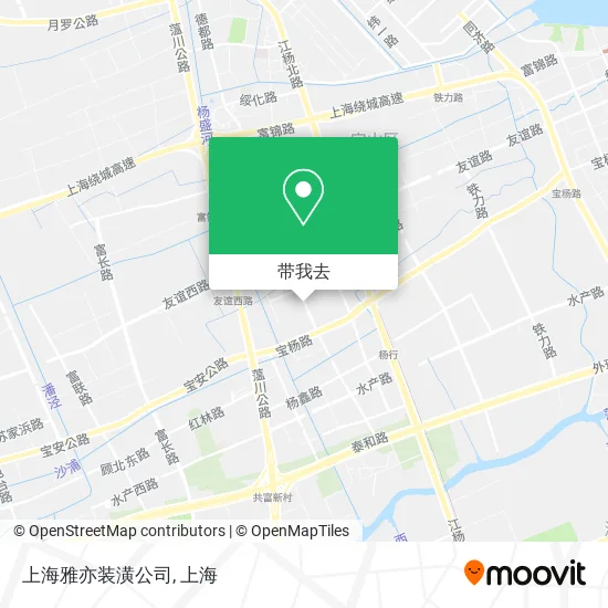 上海雅亦装潢公司地图