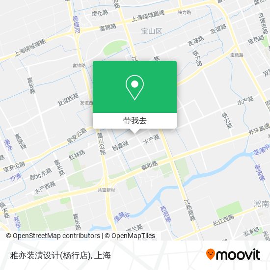 雅亦装潢设计(杨行店)地图