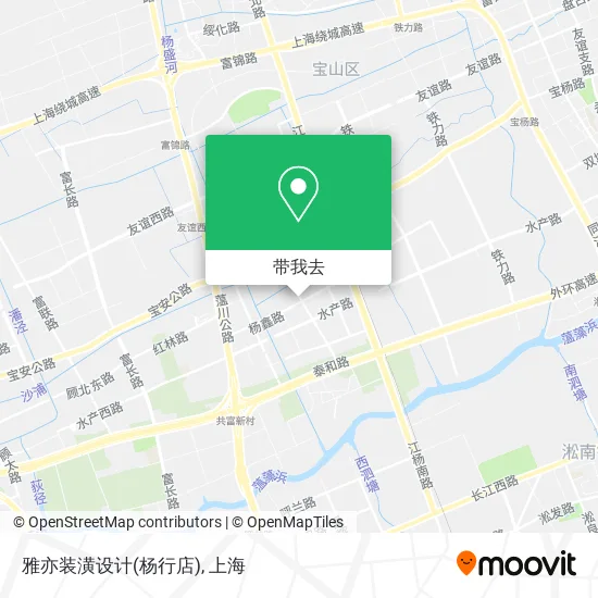 雅亦装潢设计(杨行店)地图