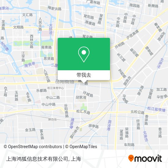 上海鸿狐信息技术有限公司地图