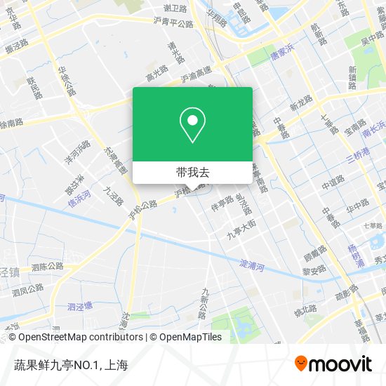 蔬果鲜九亭NO.1地图