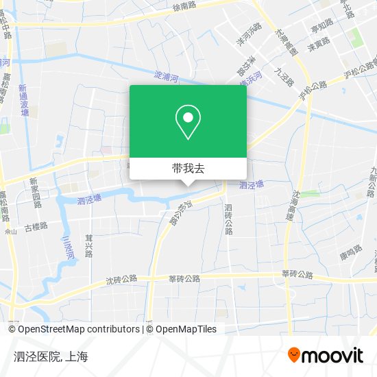泗泾医院地图