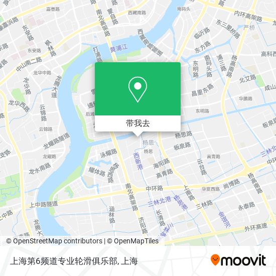 上海第6频道专业轮滑俱乐部地图