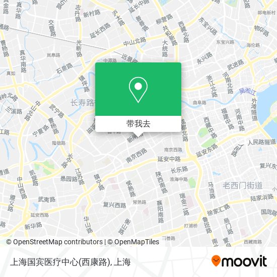 上海国宾医疗中心(西康路)地图