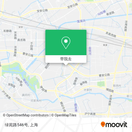 绿苑路546号地图