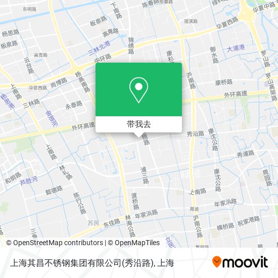 上海其昌不锈钢集团有限公司(秀沿路)地图