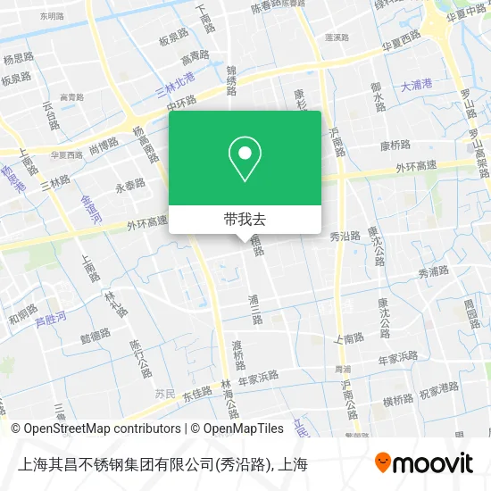 上海其昌不锈钢集团有限公司(秀沿路)地图