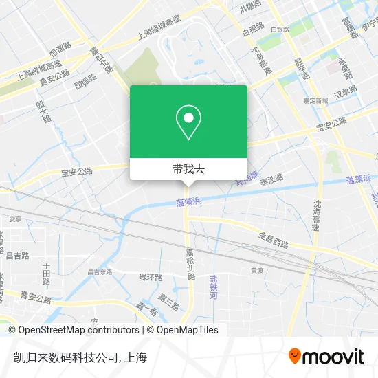 凯归来数码科技公司地图