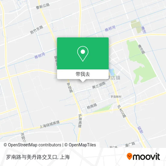 罗南路与美丹路交叉口地图