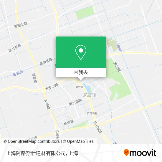 上海阿路斯壮建材有限公司地图