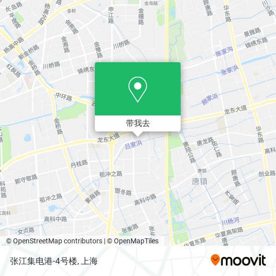 张江集电港-4号楼地图