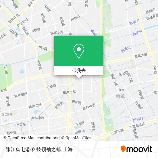 张江集电港·科技领袖之都地图