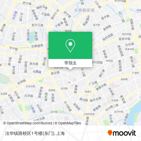 法华镇路校区1号楼(东门)地图