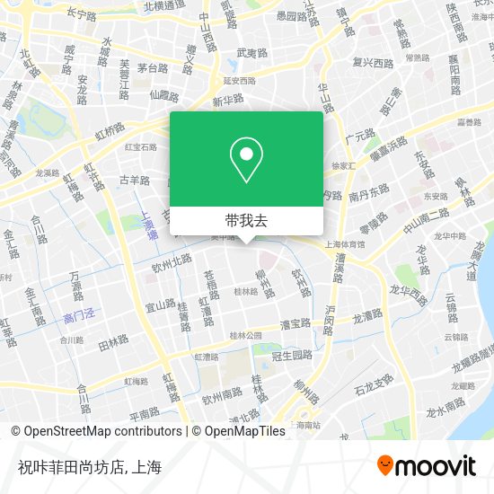 祝咔菲田尚坊店地图