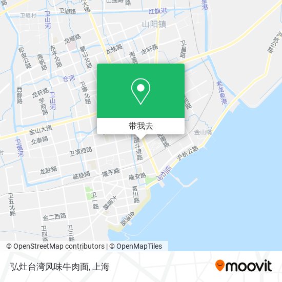弘灶台湾风味牛肉面地图