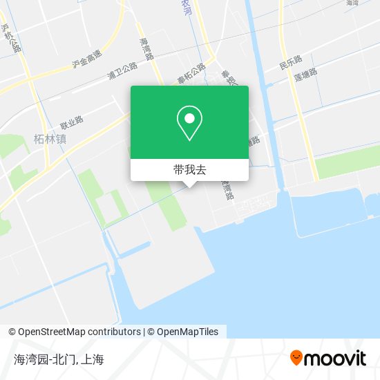 海湾园-北门地图