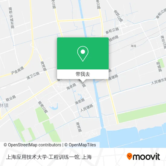 上海应用技术大学-工程训练一馆地图