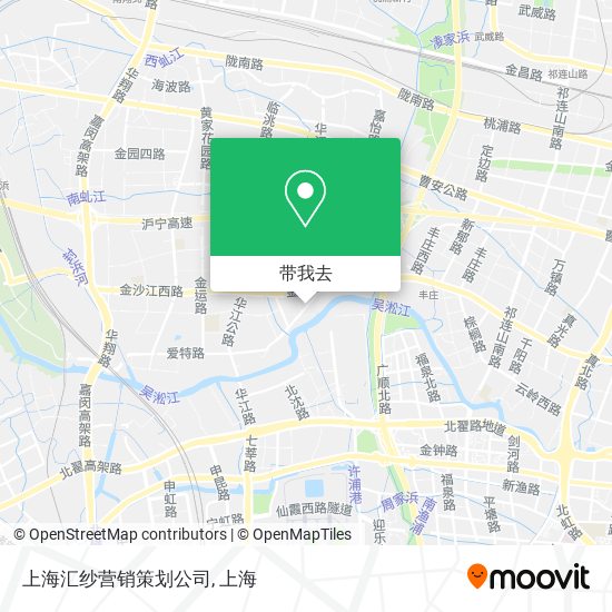 上海汇纱营销策划公司地图