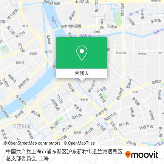 中国共产党上海市浦东新区沪东新村街道兰城居民区总支部委员会地图