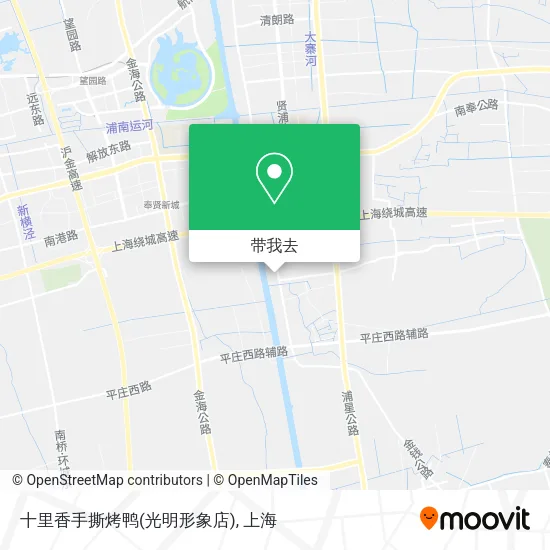 十里香手撕烤鸭(光明形象店)地图