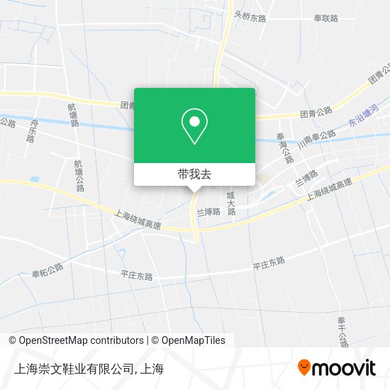 上海崇文鞋业有限公司地图