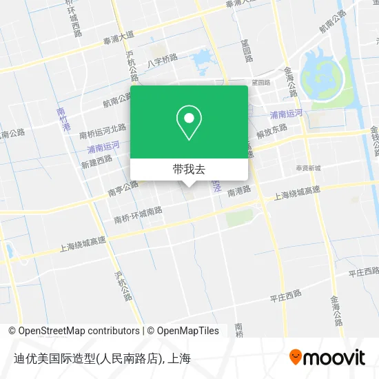 迪优美国际造型(人民南路店)地图