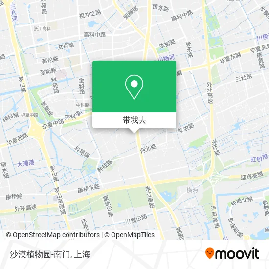 沙漠植物园-南门地图
