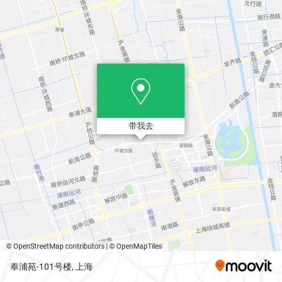奉浦苑-101号楼地图
