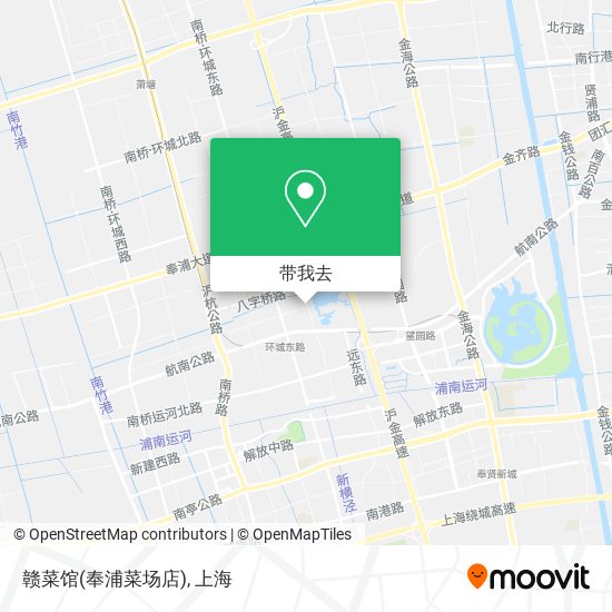 赣菜馆(奉浦菜场店)地图