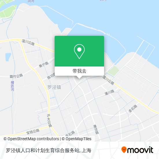 罗泾镇人口和计划生育综合服务站地图